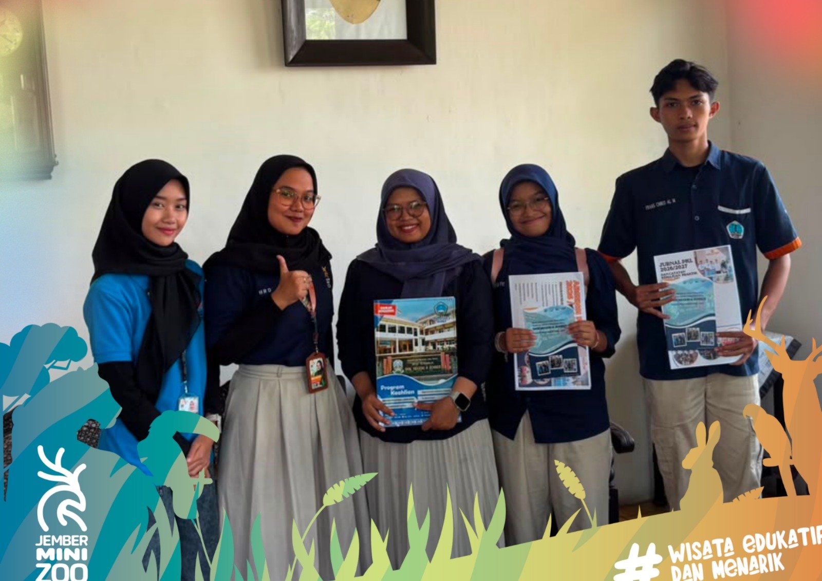 Creative Mode On! Cerita Magang Siswa SMK Negeri 4 Jember di Jember Mini Zoo